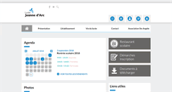 Desktop Screenshot of lyceejeannedarc.com